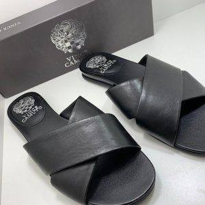 Vince Camuto Cross Band Slides
